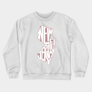 New Jersey - Pink Crewneck Sweatshirt